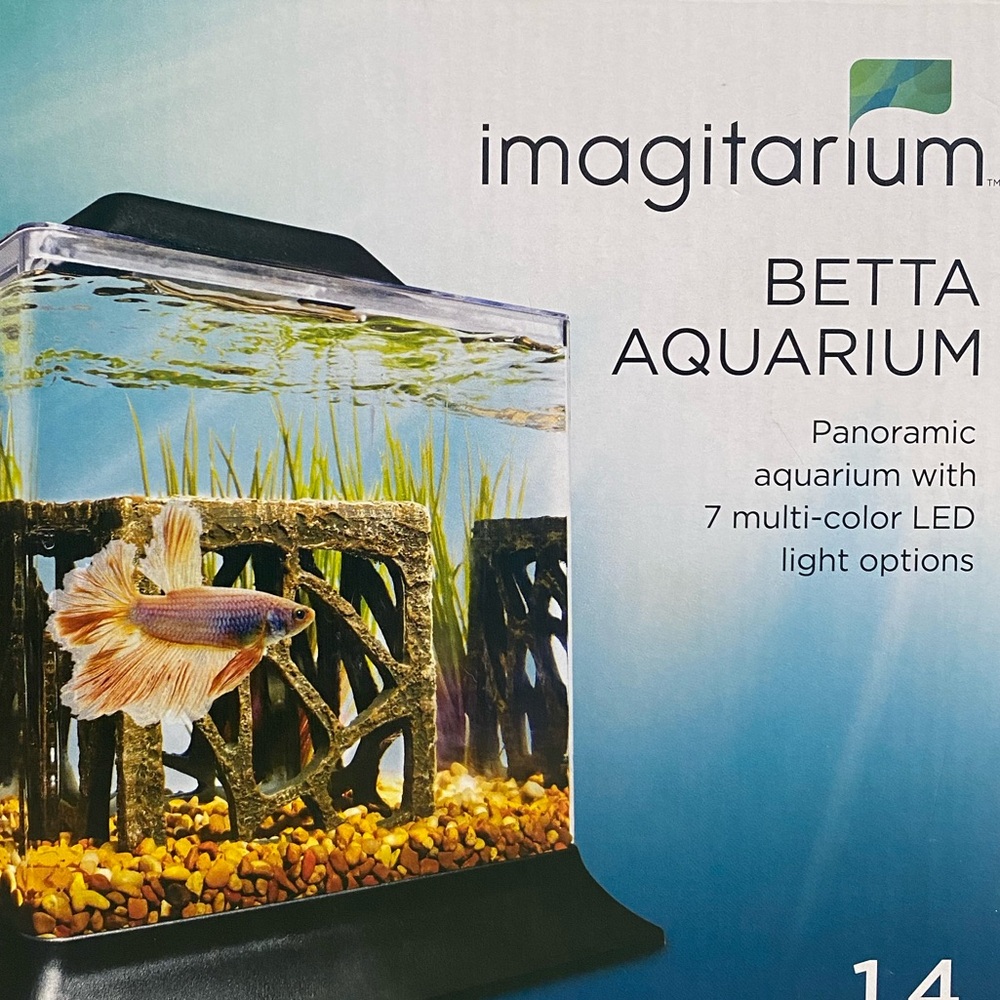 Beta aquarium+filters& conditioner